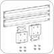 Ergotron 97-523-202 External Wall Track Kit for OSHPD