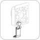 Humanscale QR Quick Release Bracket for Monitor Arms