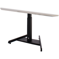 ISE ST-RES-5-3036-MG-SE (Top) and SB-E5-1-LITE-0024-BK (Base) Electric Light Weight Desk