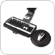 Idea@Work PLP-3 Adjustable Mouse Over Keyboard Platform with AKP115 - 21" Track