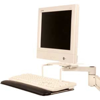 Innovative 8137 LCD Keyboard Platform with Wrist Rest