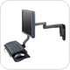 Innovative 9300-HD-DE Articulating Wall Mounted Data Entry Arm with Keyboard Tray