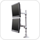 Innovative 9112-D Articulating Dual LCD 28 inch Pole Mount Arm - 14 inch Range