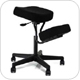 Jobri F1445 BetterPosture Solace Plus Ergonomic Height Adjustment Kneeling Chair Seating Black