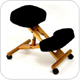 Jobri F1455 Classic plus Ergonomic Height Adjustment Kneeling Chair Seating Black