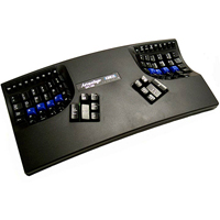 Kinesis KB500USBQD-blk Advantage Qwerty/Dvorak Switchable USB Contoured Ergonomic Keyboard for Mac and PC Black