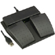 Kinesis FS22AJJSB  (Joystick Button) Dual Action Foot Switch with Input Jack