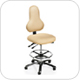 Office Master DB56 Discovery Back Ergonomic Healthcare Adjustable Foot Ring Stool