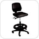 Office Master WS25 Ergonomic Affordable Industrial Low Maintenance Work Stool with 20" Footring