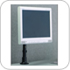 Peerless LCH-100 LCD LED Height Adjustable LCH 100 Desktop Mount for 10-22" VESA LCH-100G