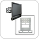 Peerless MSA-101 Multi-Channel Speaker Mount for Screens