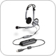 Plantronics 400DSP Foldable Computer PC Audio USB Headset DSP400