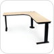 SIS SURF2 Electric 3-Leg CornerFlex Height Adjustable Table and Ergonomic Desk (24" Depth)