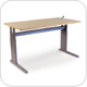 SIS Xtreme Crank Rectangle Single Surface Height Adjustable Table and Ergonomic Desk