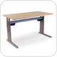 SIS Xtreme Electric Rectangle Single Surface Height Adjustable Table and Ergonomic Desk