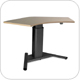 SIS Move Electric Single Surface 120 Degree Corner V-Base Height Adjustable Table / Desk