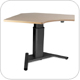 SIS Move Electric Single Surface 90 degree Corner V-Base Height Adjustable Table