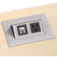WorkRite 95301 Sierra Power / Data Supply 95301-C Charcoal or 95301-S Silver
