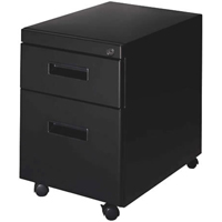 WorkRite 800 Mobile Pedestal Box/File 22"D Black