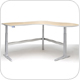 WorkRite Sierra P Peninsula Height Adjustable Workstations
