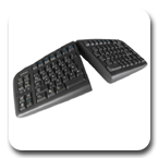 Goldtouch GTU-0088 PC and Mac Compatible V2 Adjustable Ergonomic Keyboard Black USB