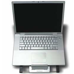 Goldtouch GTLS-0044 Go Travel Adjustable Portable Notebook Stand with Laptop