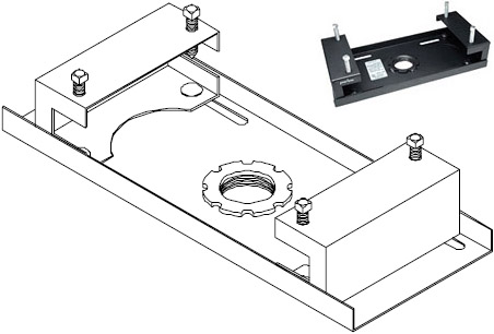 Peerless ACC558 or ACC559 I-Beam Clamps