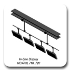 Peerless MDJ-700 Flat Panel IN-LINE 120 inch Ceiling Mount MDJ700