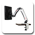 Peerless LCT-A1B1C or LCT-A1B1H Desktop Two Link Articulating Arm Mount