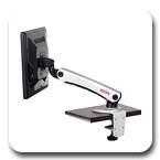 Peerless LCT-A1B2C or LCT-A1B2H Universal Desktop One Link Pivot Arm Mount