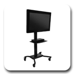 Peerless SR560M Flat Panel Display TV Cart for LCD Screens SR560 M