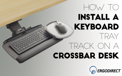 how-to-install-keyboard-tray-track-on-crossbar-desk
