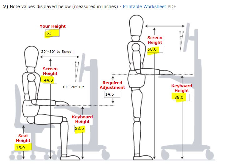 How To Adjust Sit Stand Desk Converters For Petite Users