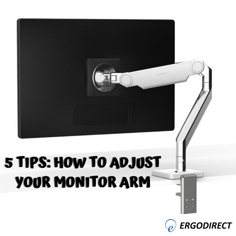 How To Adjust Your Monitor Arm