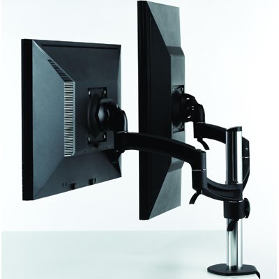 Chief K2C200 KONTOUR Column Clamp Mount, Dual Monitor