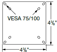 Technical drawing for Workrite MON-ACCBLST-2LB-B Ballast plate
