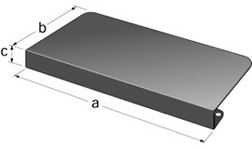 Technical Drawing for WorkRite 179CR Corner Rectangle