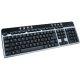Adesso AKB-130US or AKB-130PS Multimedia Keyboard Silver DISCONTINUED replaced by AKB-131US or AKB-131PS