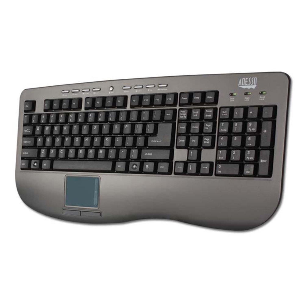 Adesso AKB-430UG WinTouch Pro USB Desktop Touchpad Keyboard