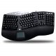 Adesso PCK-308UB Contoured USB Ergonomic Keyboard with Built-in TouchPad (USB)