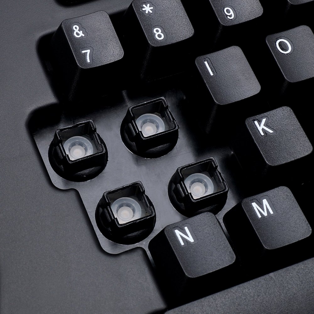 Adesso PCK-208B Tru-Form Media Contoured Ergonomic Keyboard