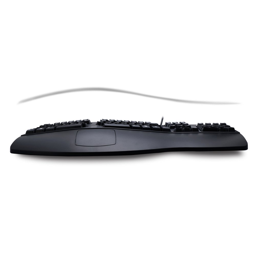 Adesso PCK-208B Tru-Form Media Contoured Ergonomic Keyboard