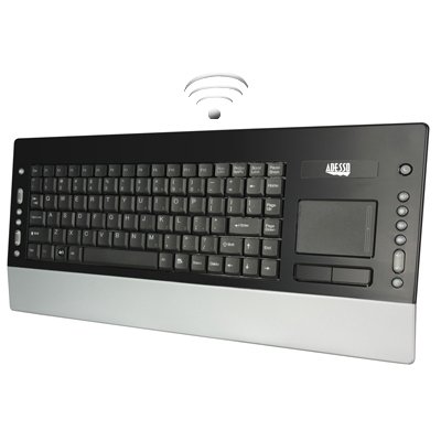 Adesso WKB-4200UB Wireless Multimedia Touchpad Keyboard