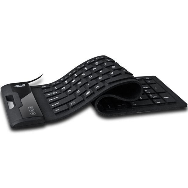 Adesso AKB-222UB SlimTouch Antimicrobial Waterproof Flex Keyboard