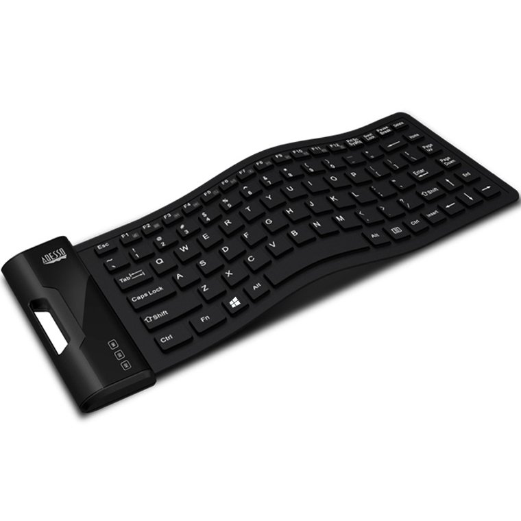 Adesso AKB-212UB Antimicrobial Waterproof Flex Keyboard