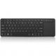 Adesso WKB-4050UB SlimTouch Wireless Keyboard with Built-in Touchpad