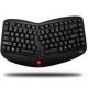 Adesso WKB-3150UB Tru-Form Media Wireless Ergo Trackball Keyboard