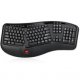 Adesso WKB-3500UB Tru-Form Wireless Ergonomic Trackball Keyboard