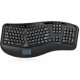 Adesso WKB-4500UB Tru-Form Wireless Ergonomic Touchpad Keyboard