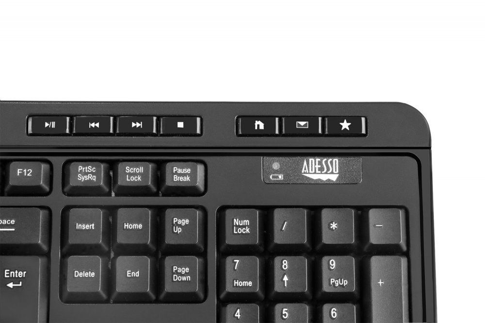 Internet/Multimedia Hotkeys - Adesso WKB-1300UB